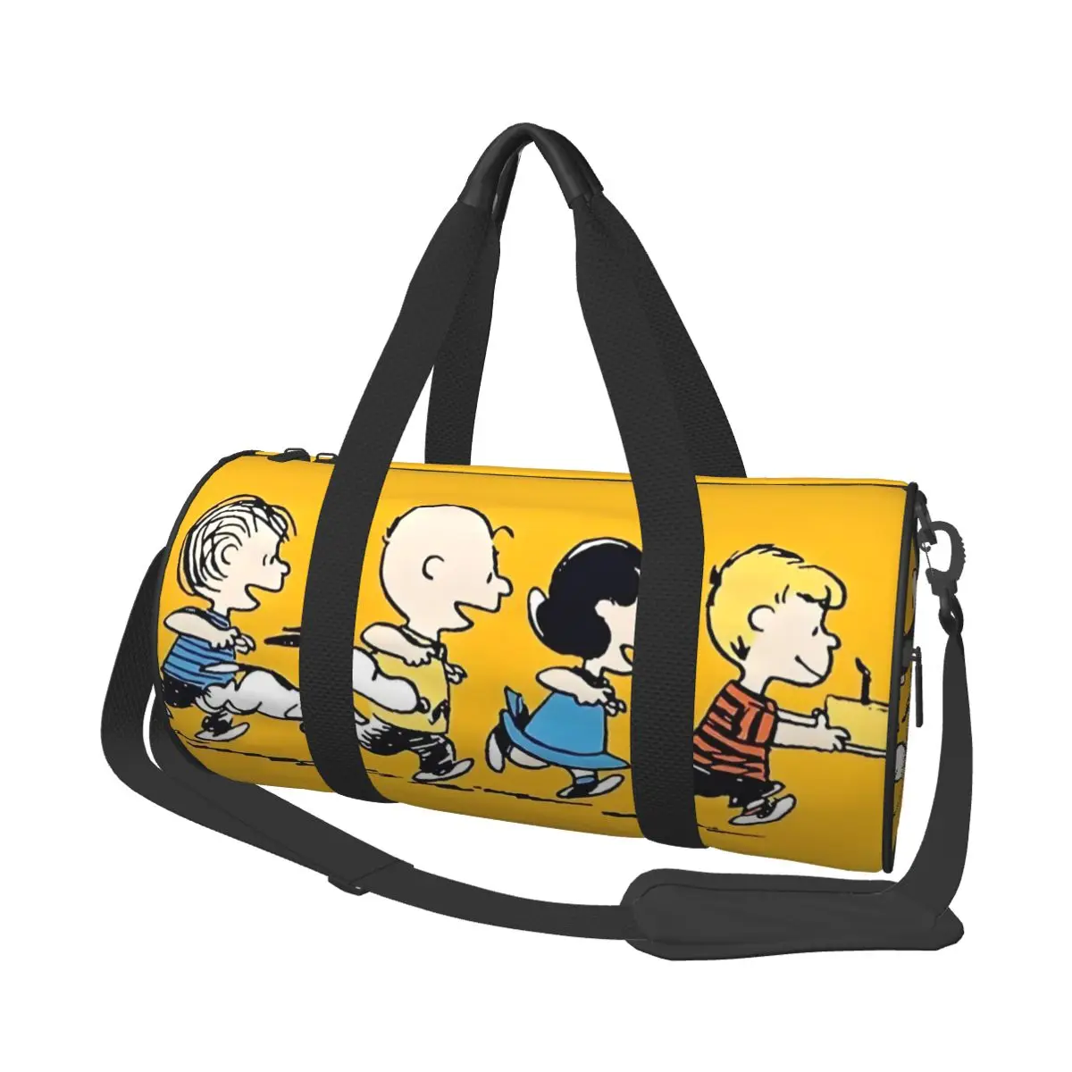 

Custom S-Snoopys Beach Tote Bag for Women Cartoon Anime Large Compartment Beach Gym Travel Bags