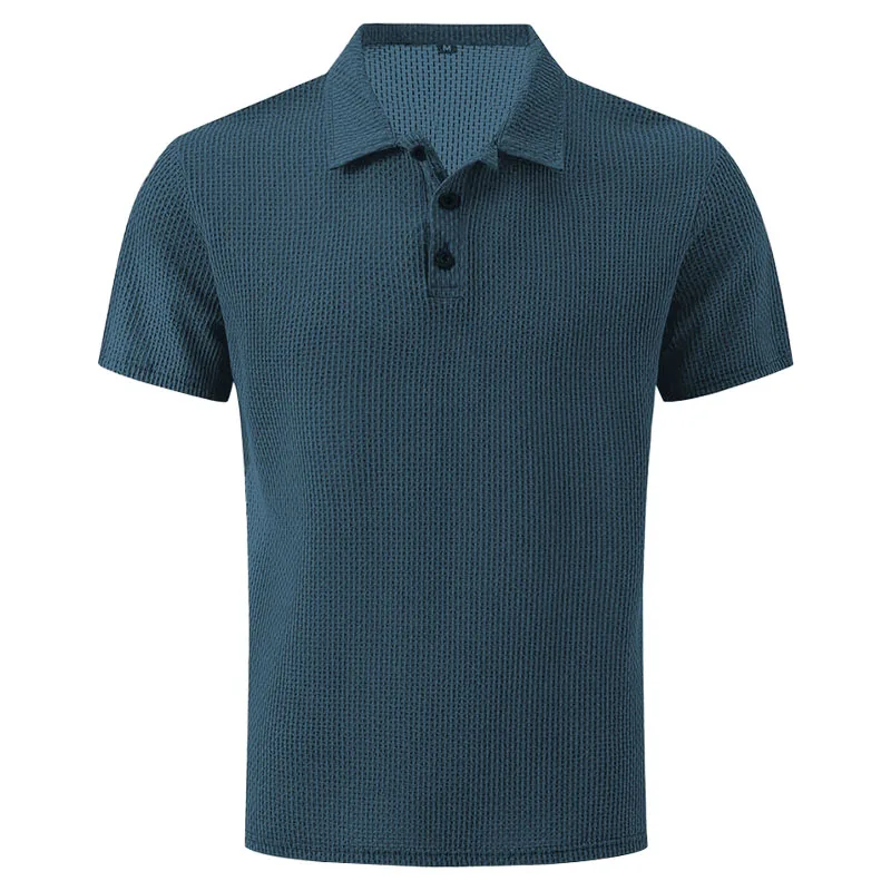 Polo Men\'s T Shirt Slim Fit Mesh Breathable Top Tee New Fashion Summer Polo Casual Short Sleeve T-Shirt Men Clothes MY069