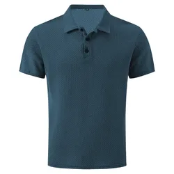 Polo Men's T Shirt Slim Fit Mesh Breathable Top Tee New Fashion Summer Polo Casual Short Sleeve T-Shirt Men Clothes MY069