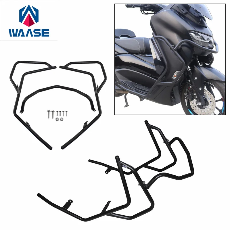 

WAASE Engine Bumper Guard Frash Stunt Cage Crash Bar Engine Frame Fairing Protector For Yamaha N-MAX NMAX 155 2020 2021 2022