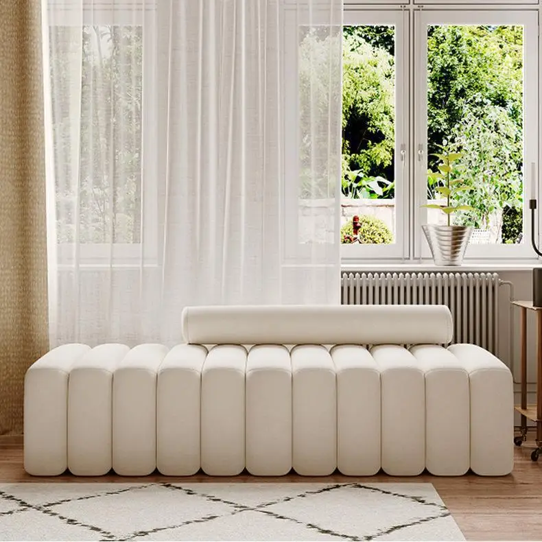 

Nordic Clothing Store Barber Shop Rest Area Tofu Block Sofa B & B Hotel Reception Office Rectangle Sofa