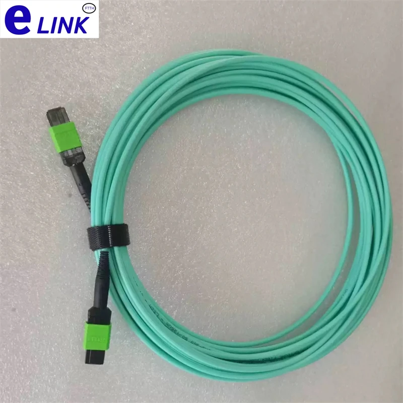 MPO fiber optic jumper 16 cores Type A male-male 1m 3m 5m 50m MTP optical patch cord FTTH 30m 10m 16C Multimode