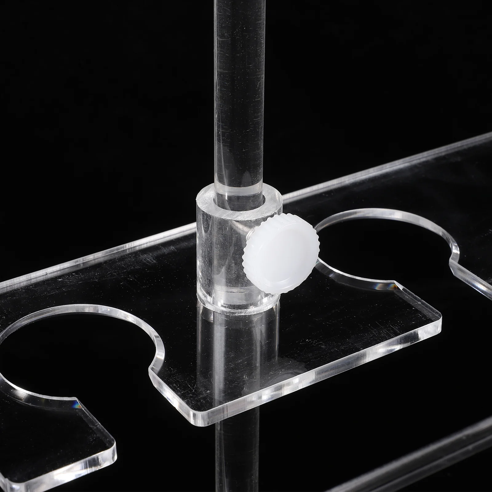 Funnel Rack Instrument Tray Supply Holder for Laboratory Centrifuge Bracket Equipment Accessory Acrylic School Supplies