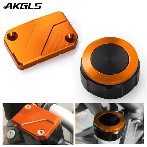 Para KTM DUKE 390 DUKE 250 DUKE390/125/200/250 RC390 RC 390 2013-2024 accesorios de cubierta de protección de líquido de frenos delantero y trasero