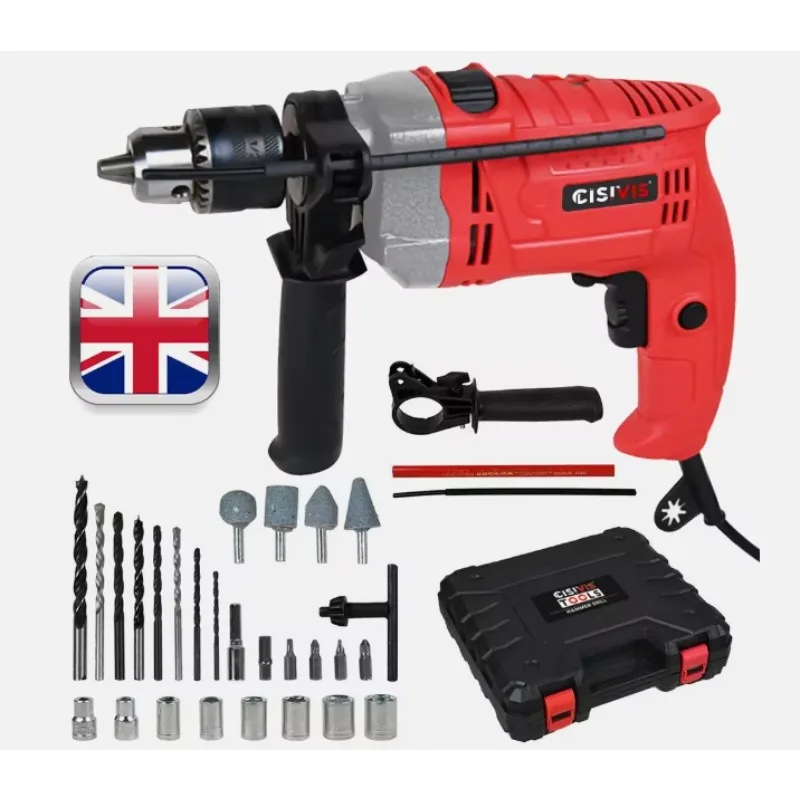 

1100 Вт 220 В мощная переменная скорость промышленная электрическая проводная ручная ударная дрель ударная дрель тип электрические дрели инструменты