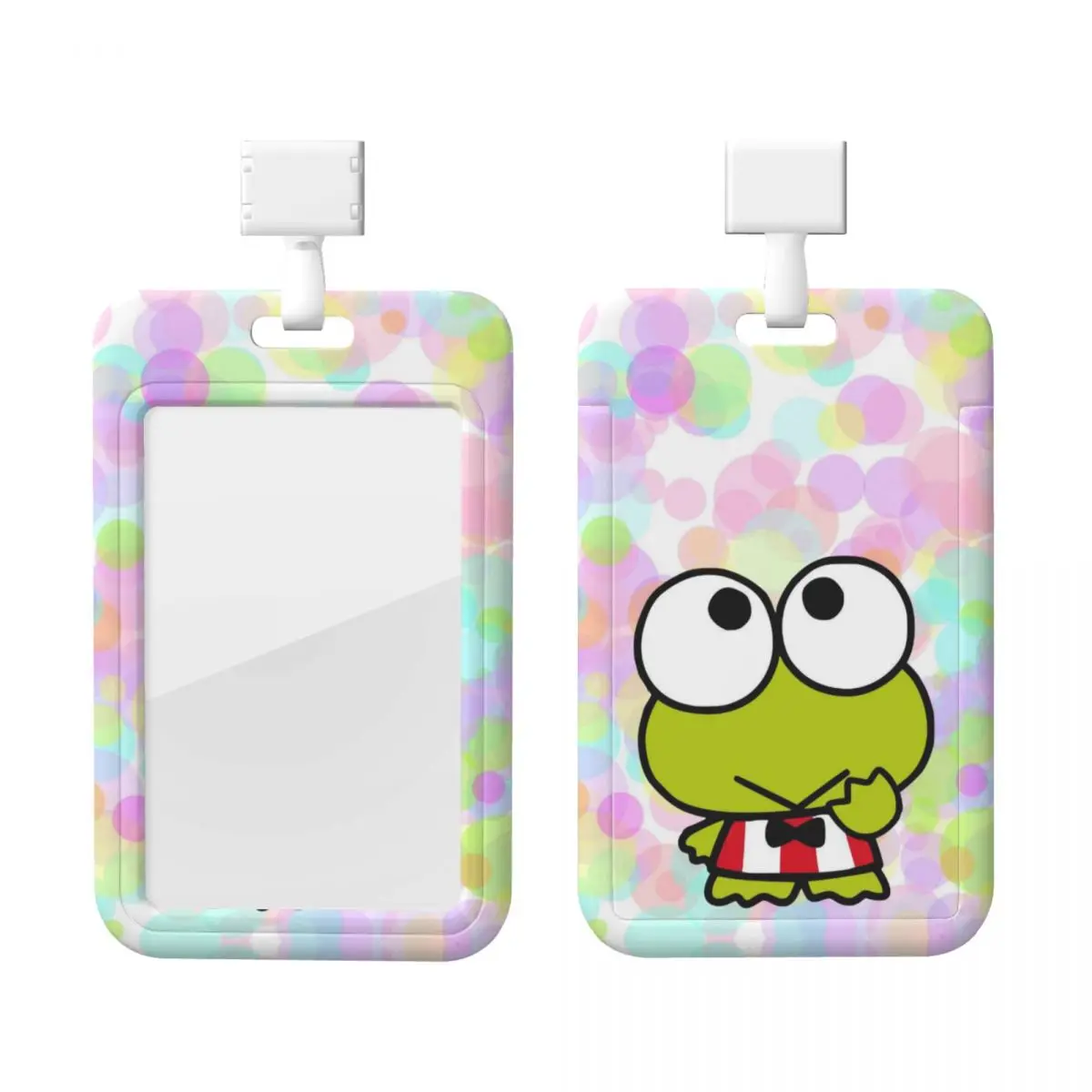 

Милый ремешок Kerokero Keroppi на заказ, защитный ремешок для удостоверения личности, бейдж-карта, унисекс, студенческий ремешок для кампуса, держатель для карт, аксессуары для удостоверений