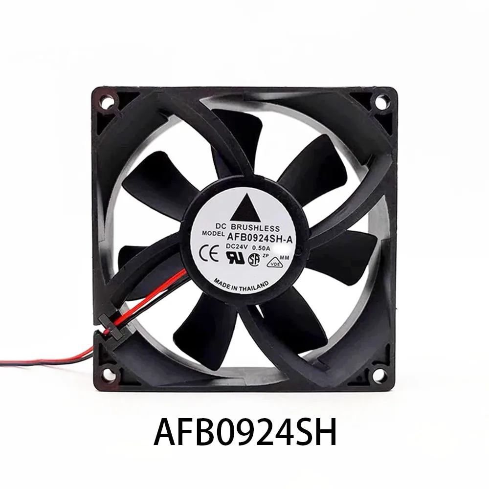 Energy-Efficient Silent Case cooling fan 24VDC 0.50A 92*92*25mm 2-wire AFB0924SH Fully Teste