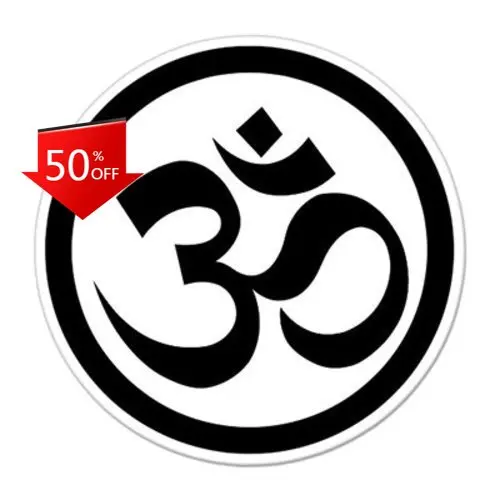 

Om Aum Yoga Sign Unique Walls Camper Van Motor Home Window Gift Trendy Retro Cool Aesthetic