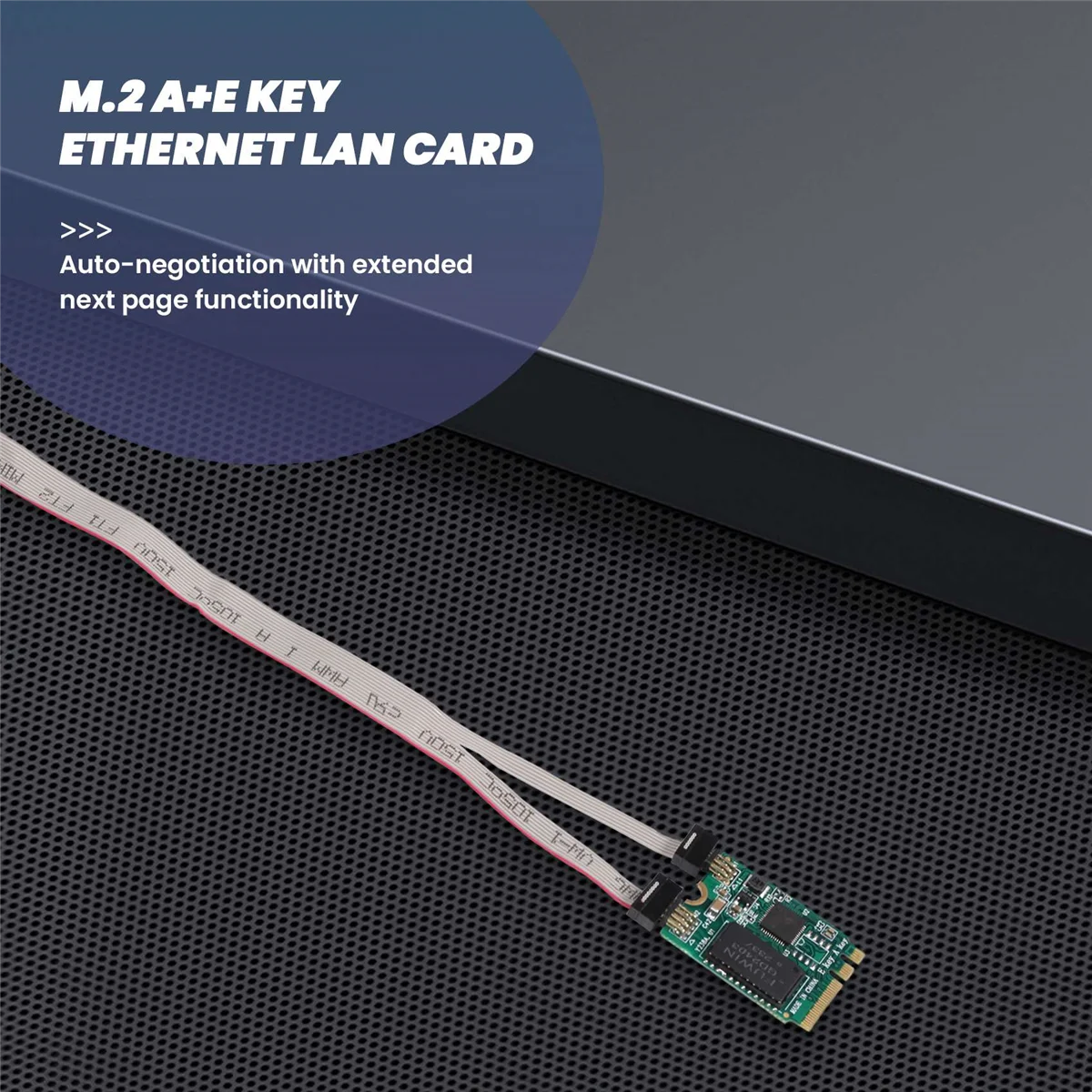 M.2 A + E Key 2.5G Ethernet LAN CARD RTL8125B การ์ดเครือข่ายควบคุมอุตสาหกรรม PCI อะแดปเตอร์เครือข่ายด่วน