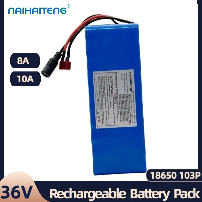 36V 10S 3P 8a 10a 18650 Oplaadbare Lithium Li-Ion Batterij Voor Algemene Opvouwbare Aangepaste Voertuigen Aanpasbaar En Groothandel