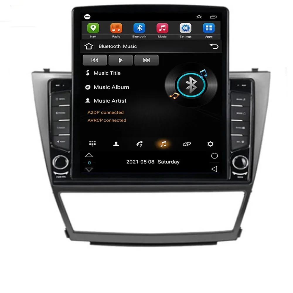 9.7 "نمط عمودي 5G Carplay أندرويد 14 راديو السيارة الوسائط المتعددة مشغل فيديو لتويوتا كامري 7 XV 40 50 2006-2011 الملاحة لتحديد المواقع #4