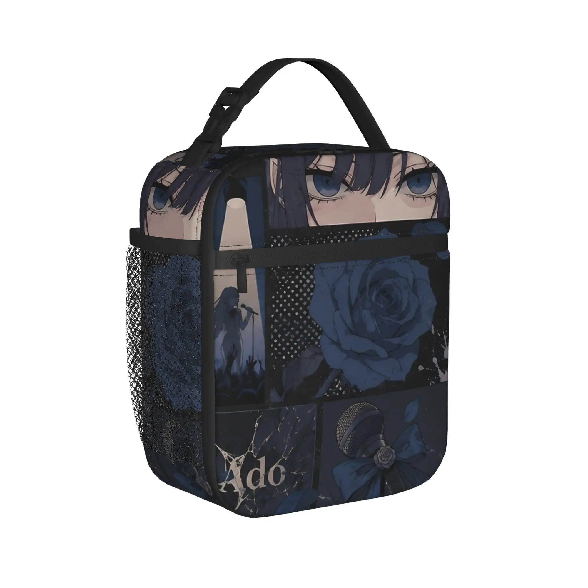 Ado Thermoisolierte Lunch-Tasche für das Büro, Tragbare Kühltasche für Lebensmittel, Thermische Lunchboxen