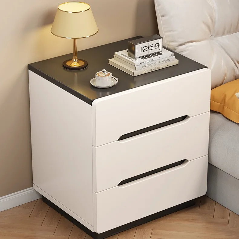 

Bedside Table Nordic Simple Multi-layer Storage Bedside Table Light Luxury Multi-functional Locker Small Cabinet