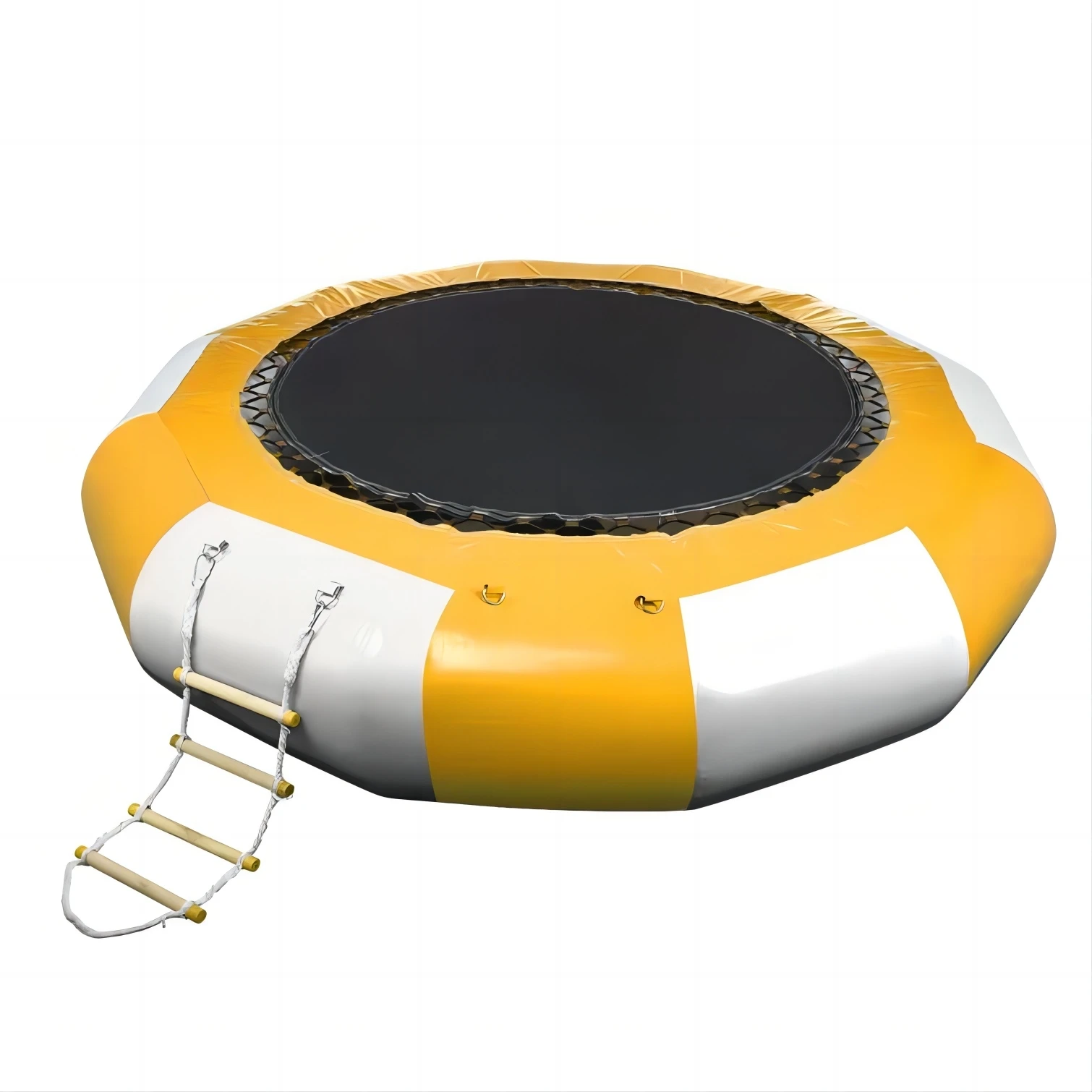 //Inflatable Water Trampoline Recreational Water Bouncer Floating Water Trampoline Kids Adults Portable Bounce Swim Platform