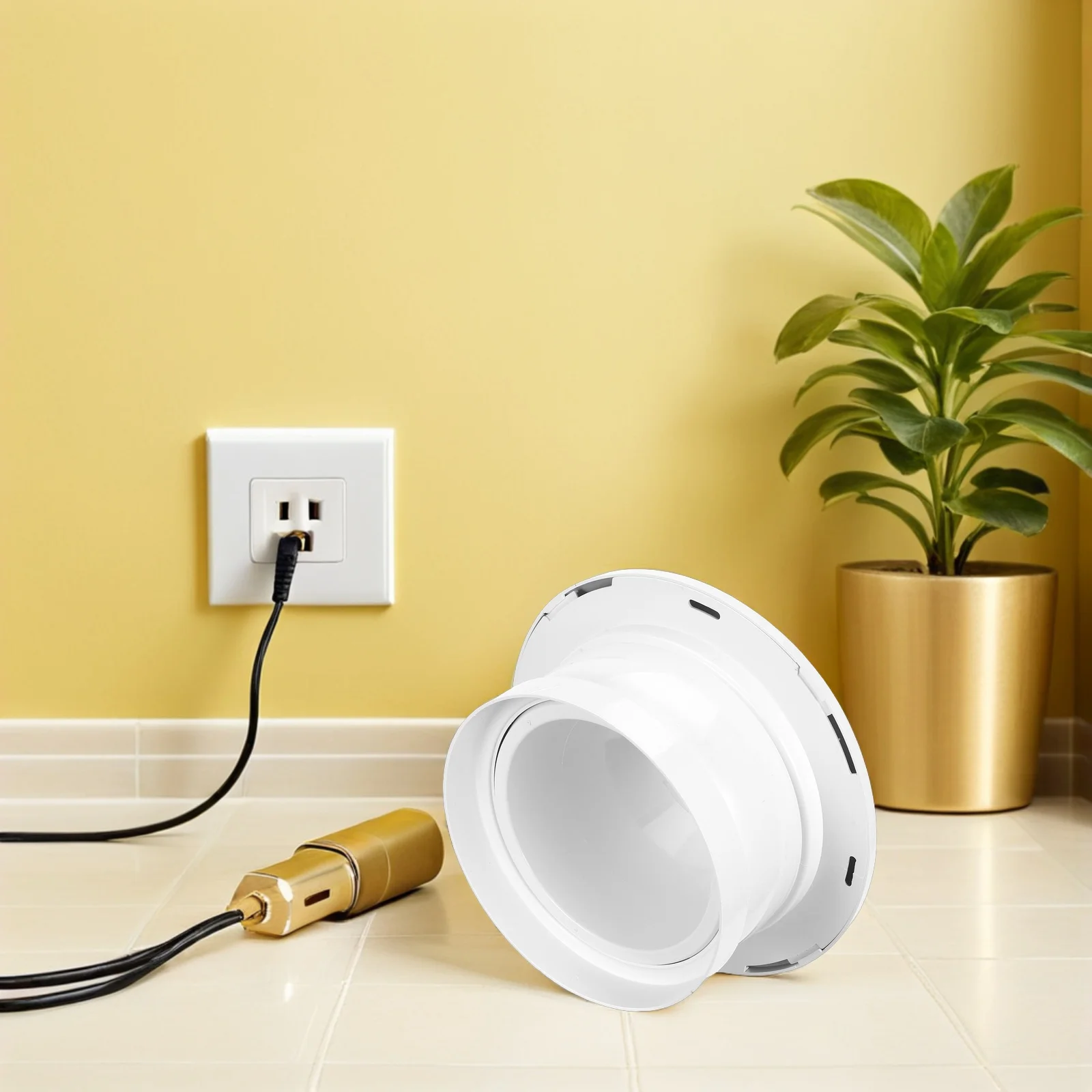 8インチ丸型換気カバー プラスチック製ソフィットディフューザー 回転式エアアウトレット オフィス天井用 中央空調 商業用HVACシステム向け