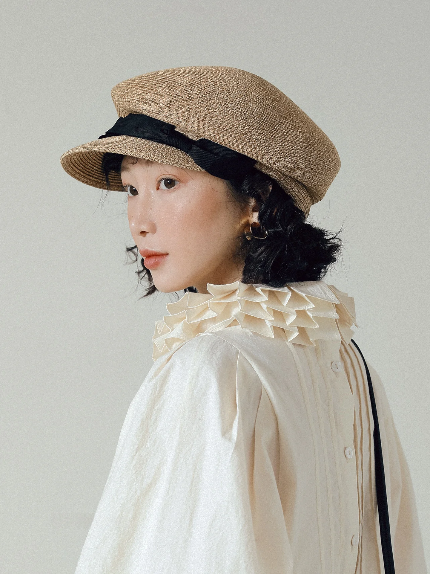 fuchema-2026-nouveau-chapeau-retro-britannique-pour-femme-casquette-dubill-printemps-Ete-amincissant-le-visage-protection-solaire