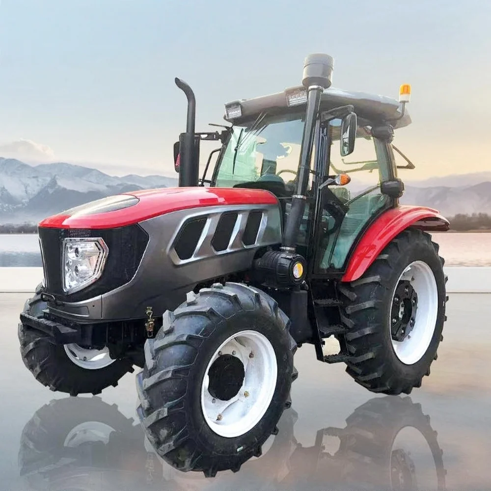 Customized 160HP 8.2T Heavy Duty 1604 Tractor with AC Cabin 4WD Diesel Four Wheel Drive Large Farming Tractor Agriculture