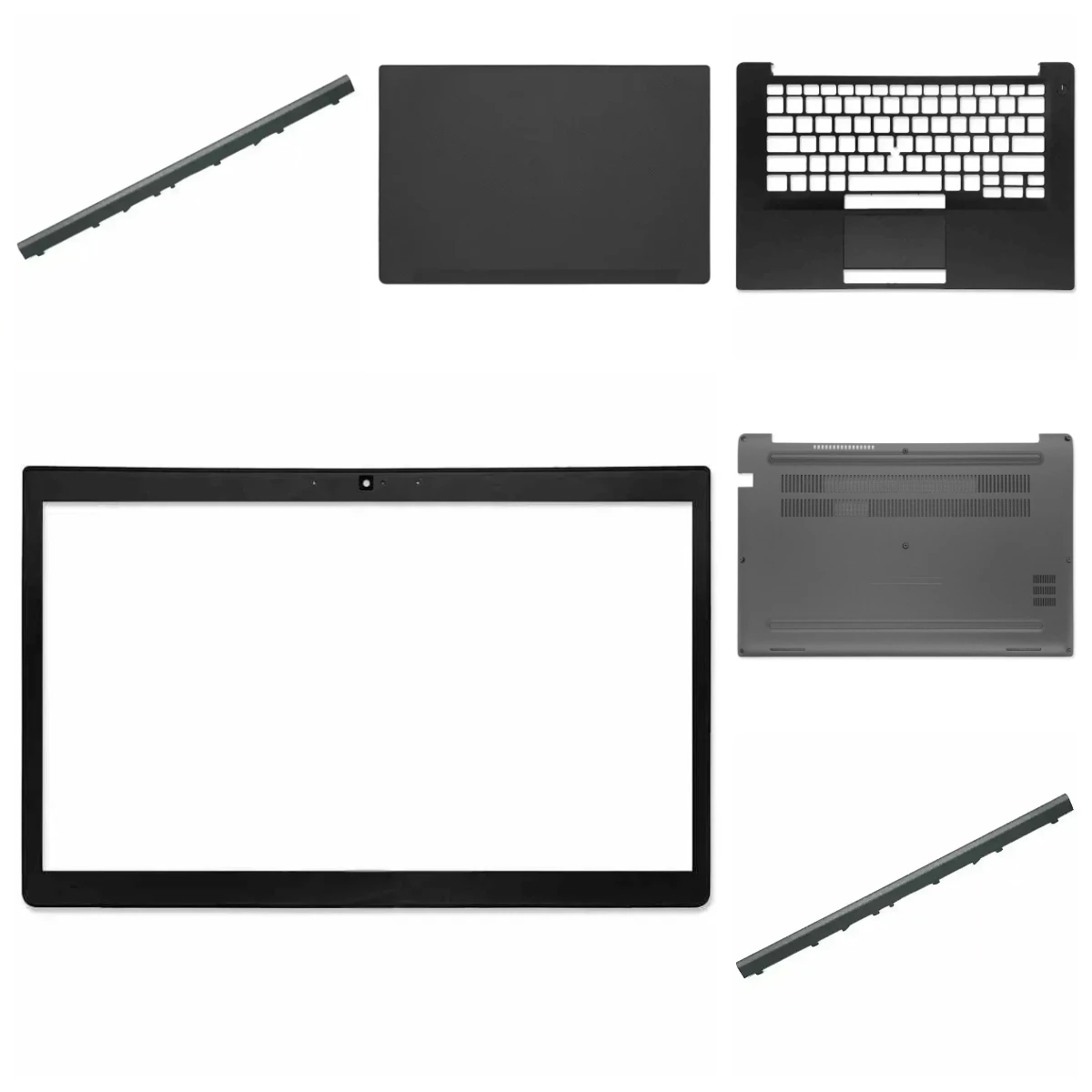 LCD top cover, screen bezel, palm rest, hinge cover, and bottom case hinge for Latitude 7480 7490 E7480 E7490 laptops shell