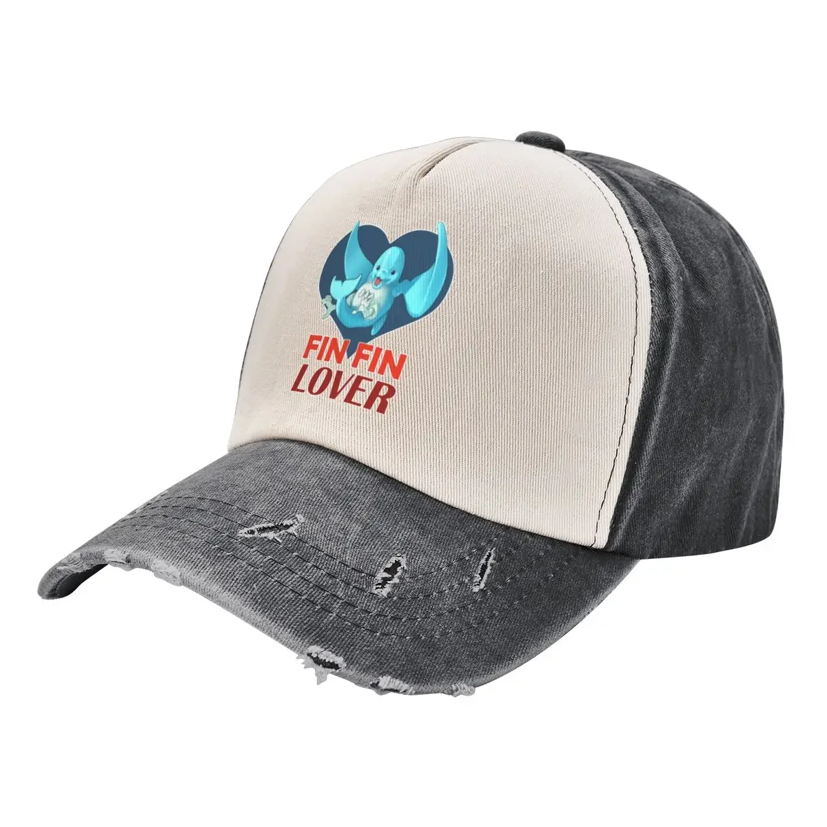 

Fin Fin LoverCap Baseball Cap Big Size Hat Sunscreen Women's Beach Outlet Men's