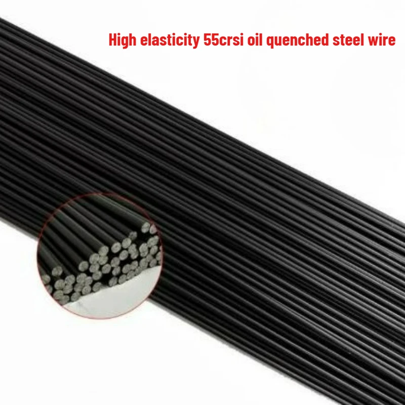

Длина 500 мм, закатанное черное масло, высокая эластичность, 55crsi, термостойкая легированная сталь, диаметр проволоки 1,2 мм ~ 5 мм