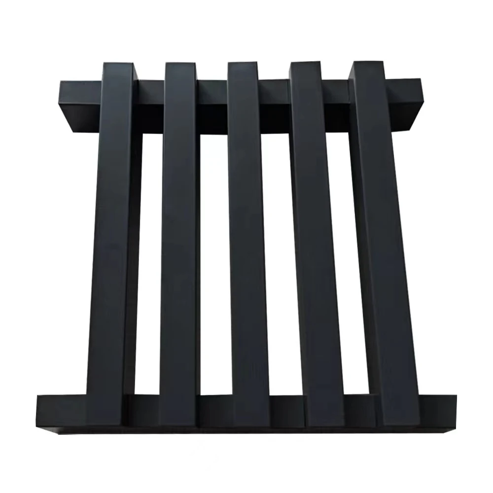 التخصيص الحديثة الحد الأدنى نمط سبائك الألومنيوم درابزين دائم سطح أملس مقاوم للماء درابزين طويل العمر