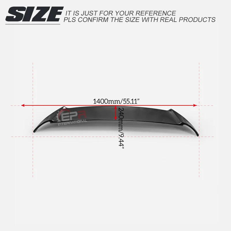 

SAAR Compatible with Toyota Prius ZVW30 Series Carbon Fiber Spoiler KN Model Non-Destructive Installation Ducktail Spoiler