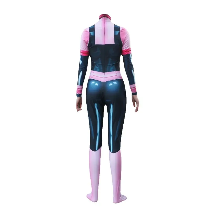 

2025 aaa My Hero Academia AsuiTsuyu Yaoyorozu Momo Battle Одежда OCHACO URARAKA аниме событие Косплей Женский цельный костюм