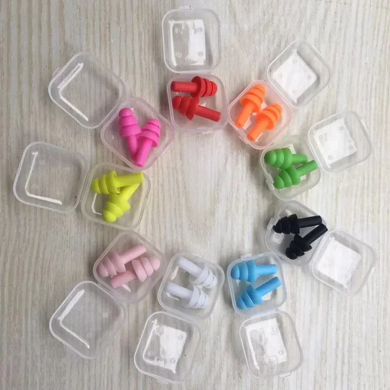 Soft Silicone Ear Plugs Insulation Ear Protection Earplugs Anti Noise Snoring Sleeping Plugs For Travel Noise Reduction