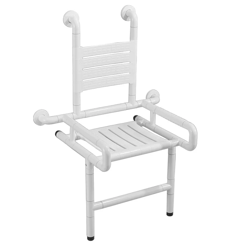 Bathroom folding stool Bathroom wall-mounted non-slip safety bath chair