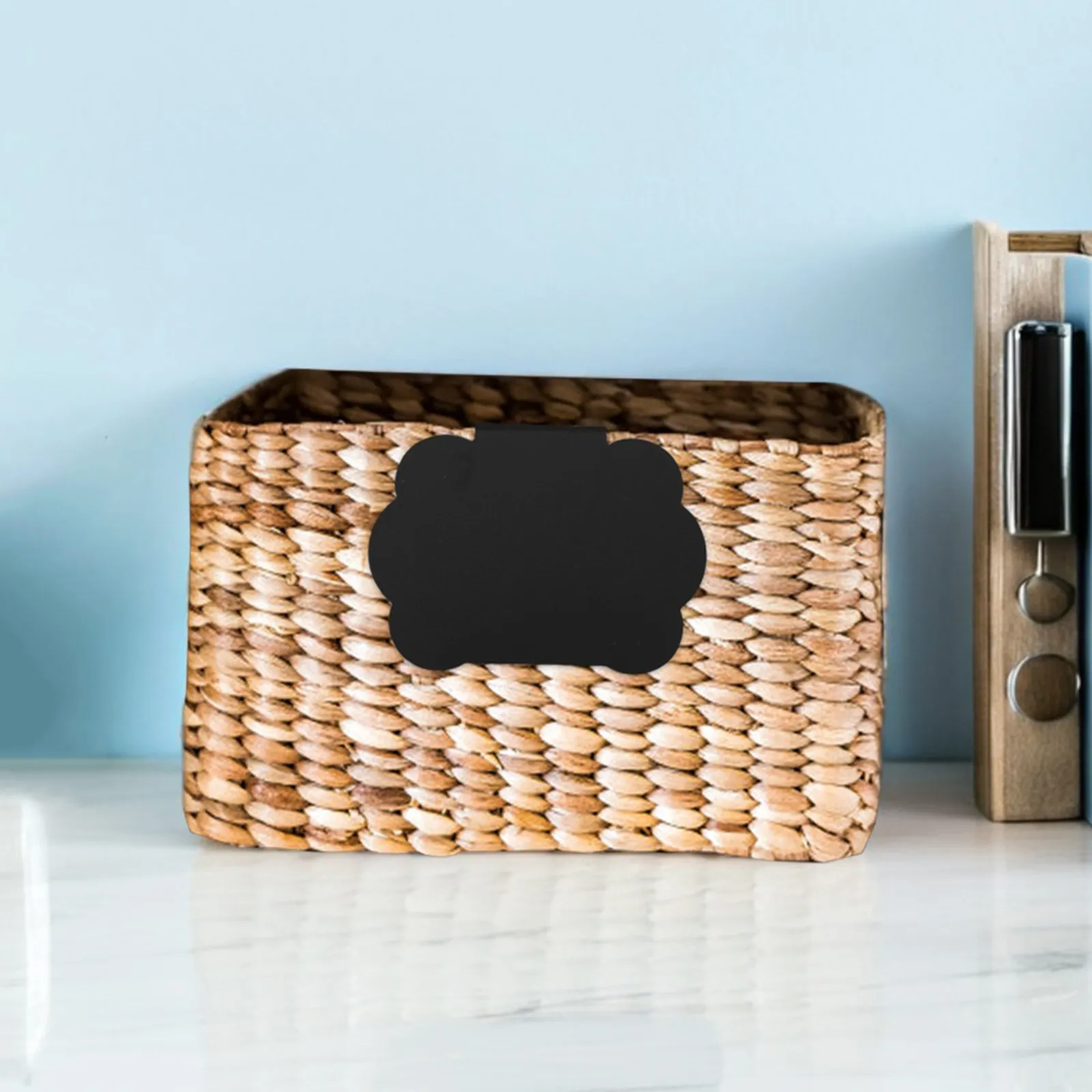 

10 шт. съемных пластиковых клипс-держателей для этикеток на корзины и контейнеры, для кухонных проволочных стеллажей и кладовых