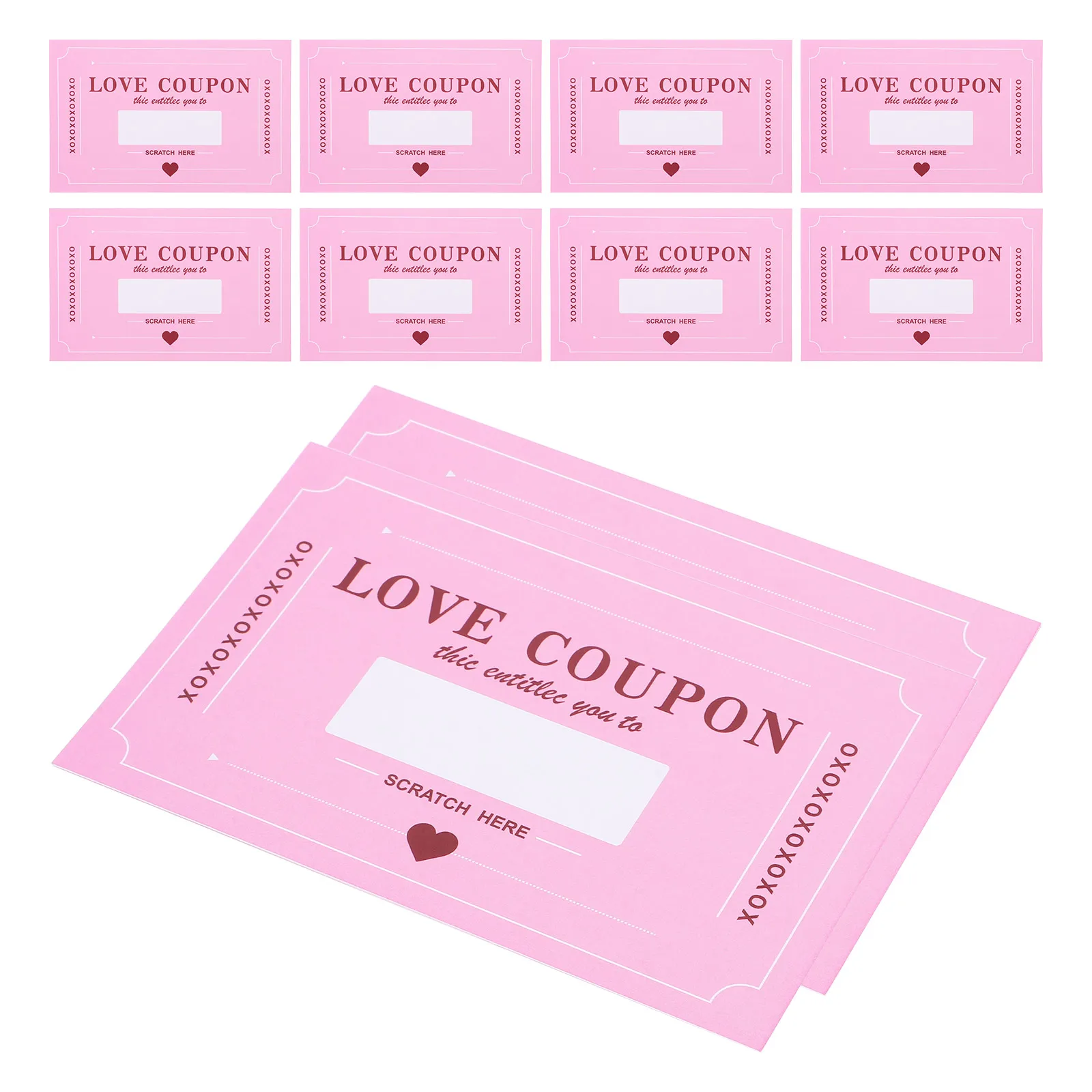 

20 Sheets Valentine's Day Scratch Cards for Couples DIY Date Surprise Activities Romantic Challenge Cards for Him Her