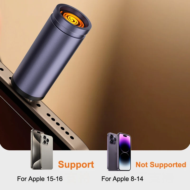 1PC Type C Mini Blow-to-Ignite Auto Shut-Off For Air Travel Outdoor No Battery No Flame Portable Safety Adapter 34.5*11.7mm