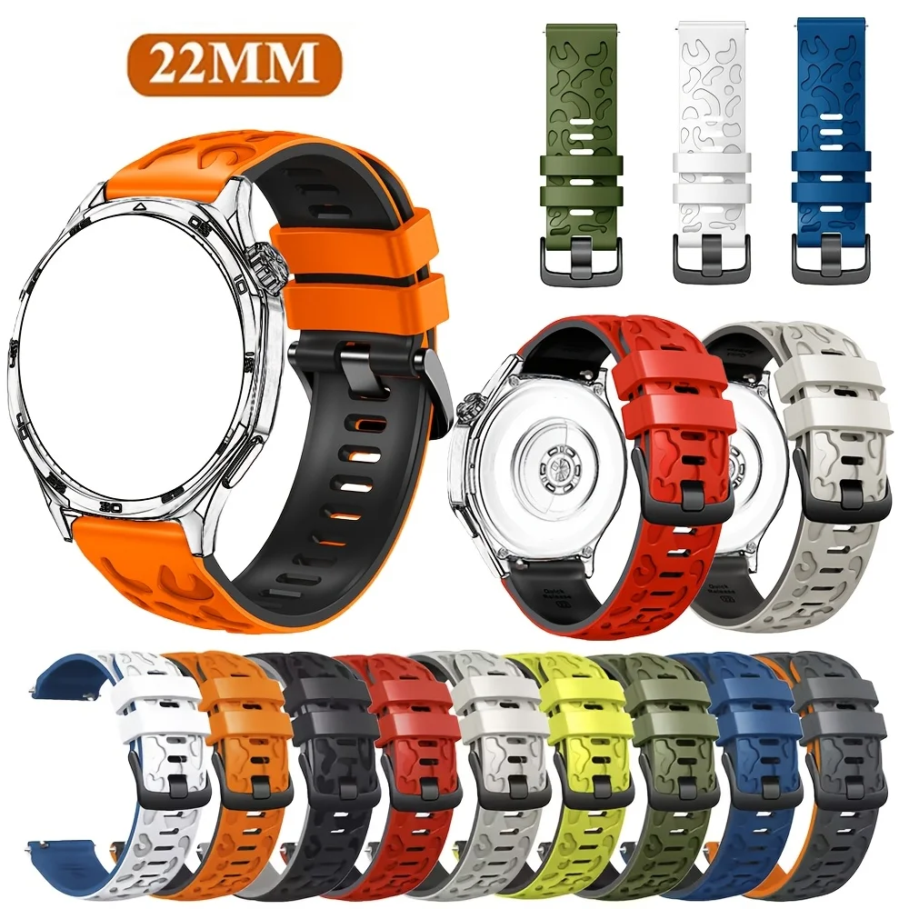 Спортивный силиконовый ремешок 22 мм для Garmin Forerunner 265 255/255 Music 745, ремешок для часов Vivoactive 4/Venu 3 2, браслет