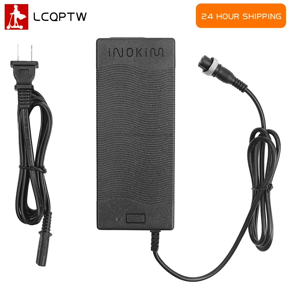 For INOKIM OXO Electric Scooter 67.2V Battery Charger Li-Ion Battery Standard Charger GX16 3 Prong Connector Power Adapter