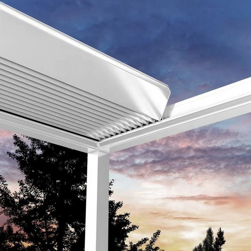 35X6M Aluminium Gazebo for Garden Outdoor All Year Roof Shade Structure for Patio Backyard Poolside pergola