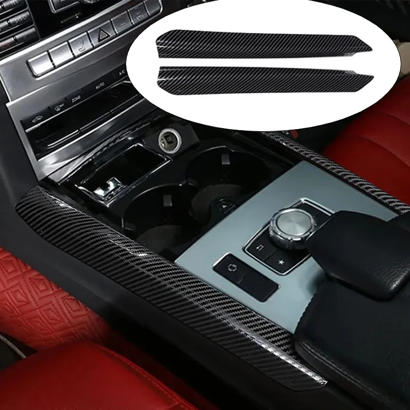 

Stainless Steel Car Center Console Gear Shift Decoration Trim Strips For Mercedes Benz E Class W212 2014-15 Interior Accessories