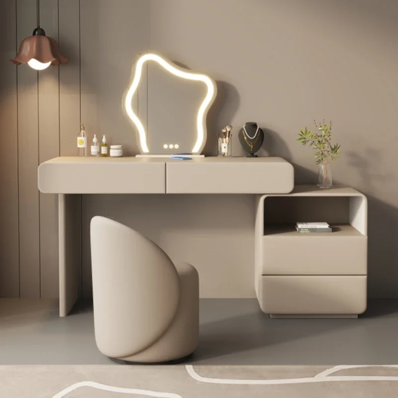 

Modern Small Desings Dresser Aesthetic Vintage Luxury Storage Dressing Table Makeup Minimal Tocador Maquillaje Furniture Bedroom