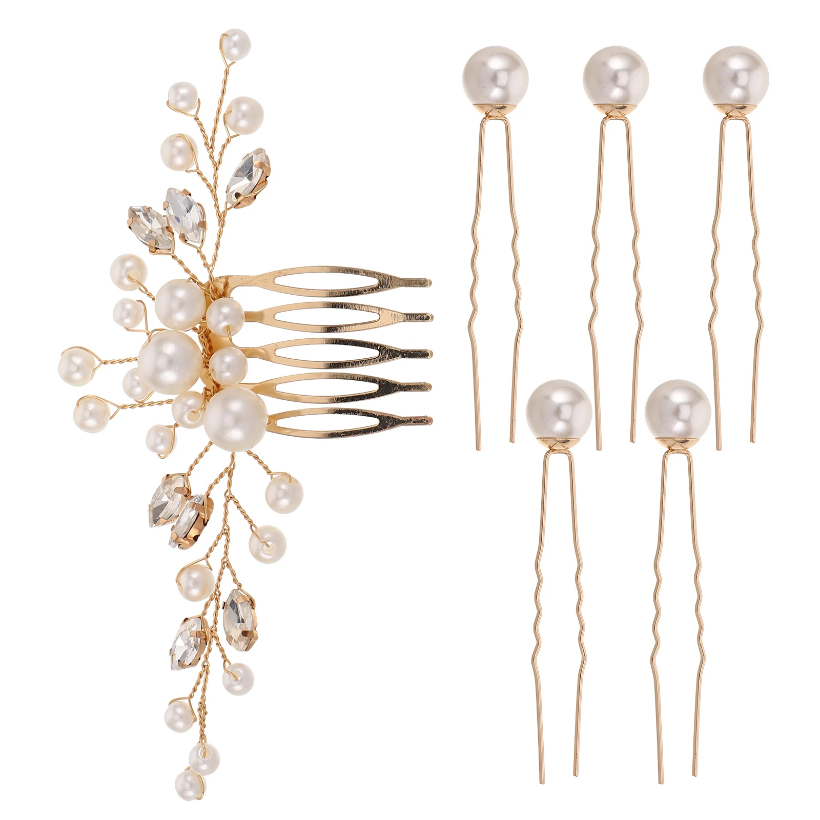 

1Set Bridal Hair Clip Side Comb New Chinese Style Vintage Wedding Accessories Elegant Hair Ornaments for Brides Banquets