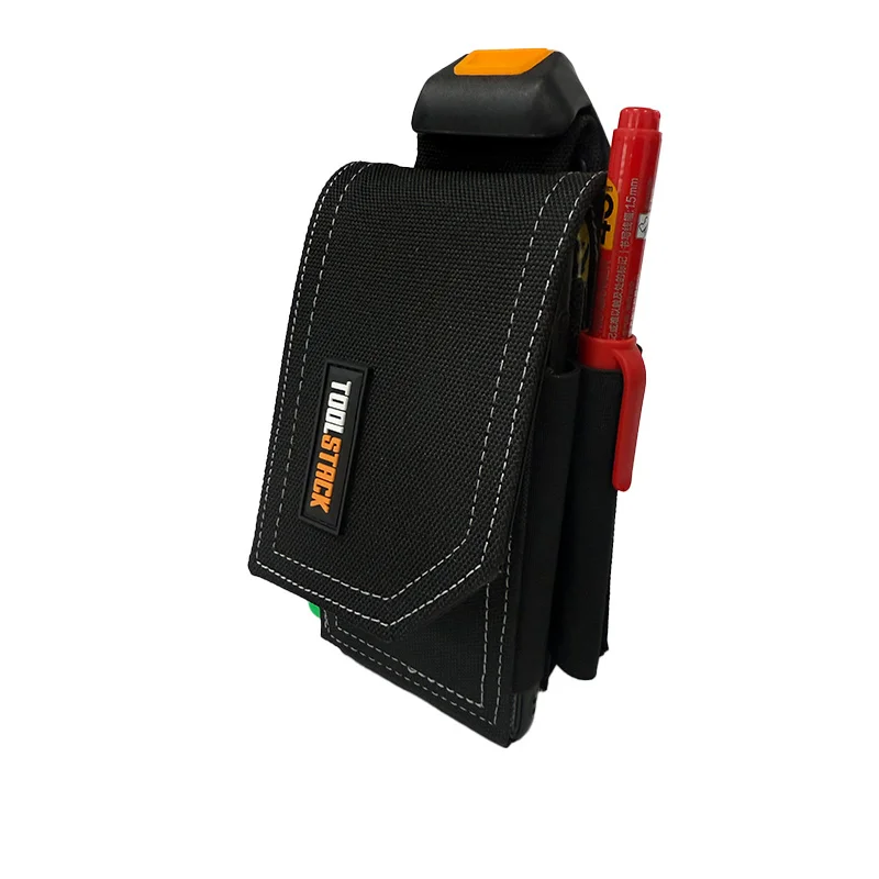 TOOLSTACK Phone Pouch High Quality Tool Accessories Notebook Pencil Storage Bag Washable Durable Multifunctional Waist Toolkit