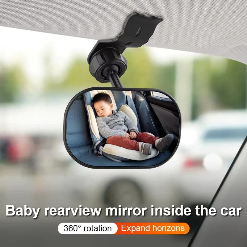 Car Safety View Back Seat Mirror Baby Pet Car Mirror Infant Facing Rear Ward Child Care Safety Kids Monitor Car Rearview Mirror