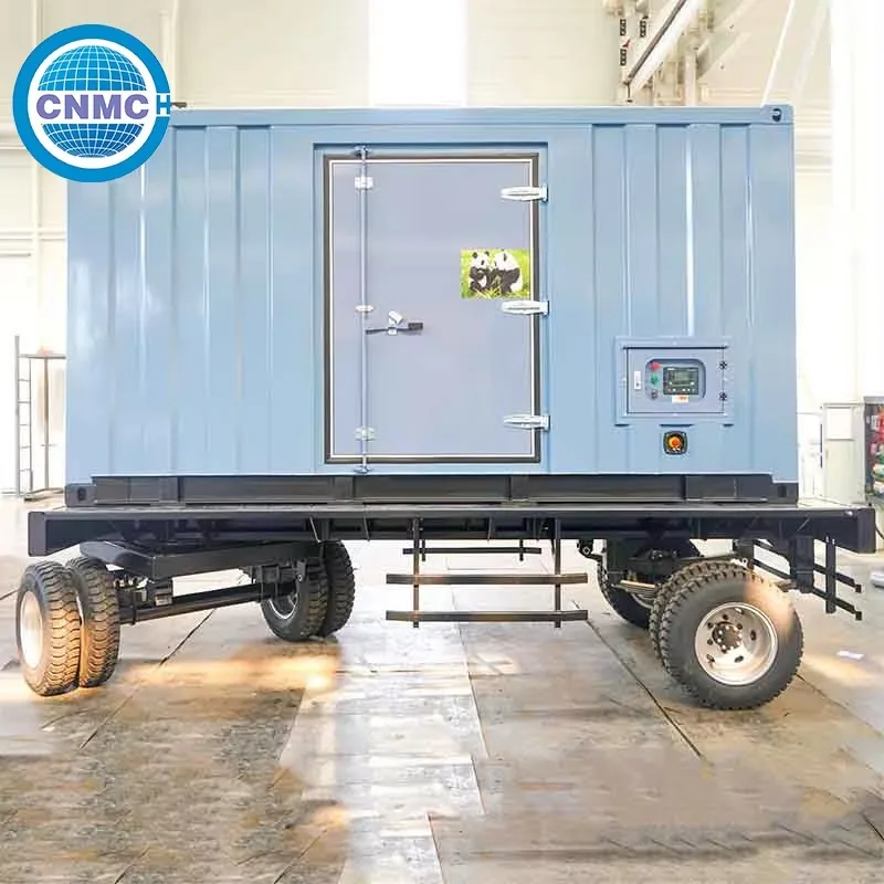 Customized 25KVA 35KVA Silent Trailer Diesel Generator Stable Power For Construction Site Outdoor Engineering Emergency Backup