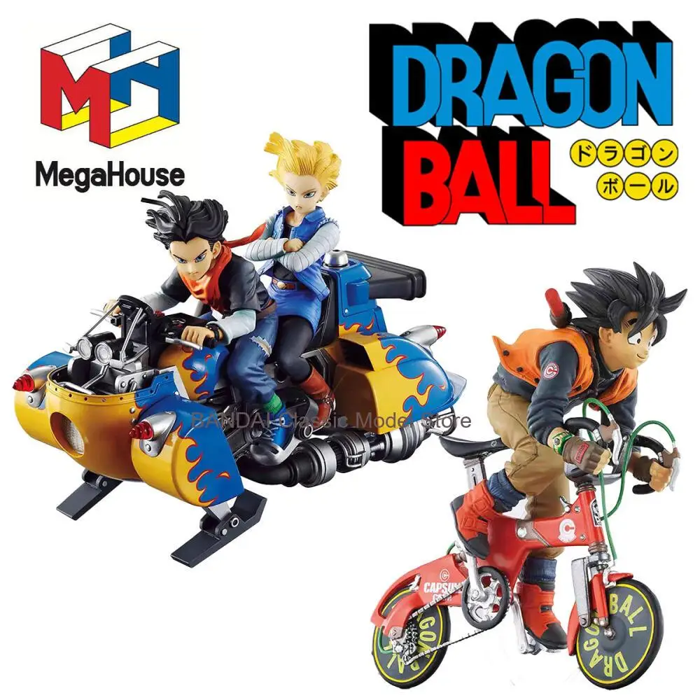 

Коллекционная фигурка Android 17 и Android 18 из Dragon Ball Z с мотоциклом, настольная модель, подарок для фанатов аниме