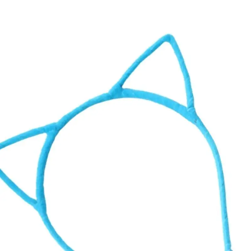 

652F Ear Headbands Hairband Hair Hoop for Women and Girls Plush Hair Accessories