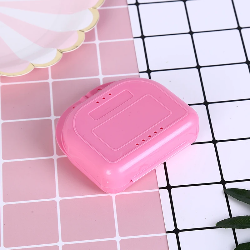 صندوق تخزين الأسنان لتقويم الأسنان، حاوية واقي الفم