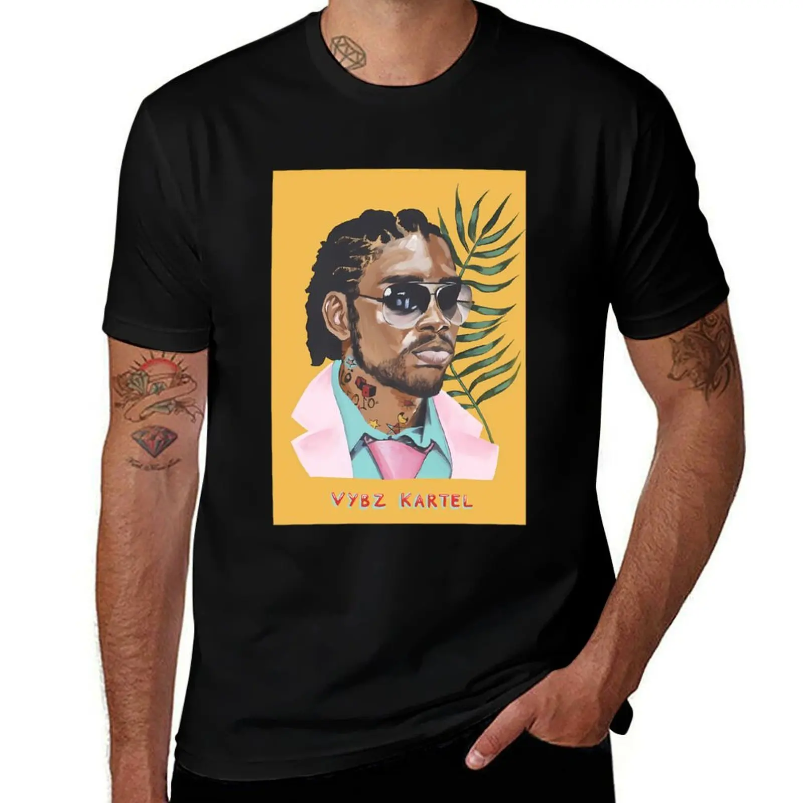 

Vybz Kartel . Jamaica Dancehall Hero \t T-Shirt t shirt personalised man t shirt cotton