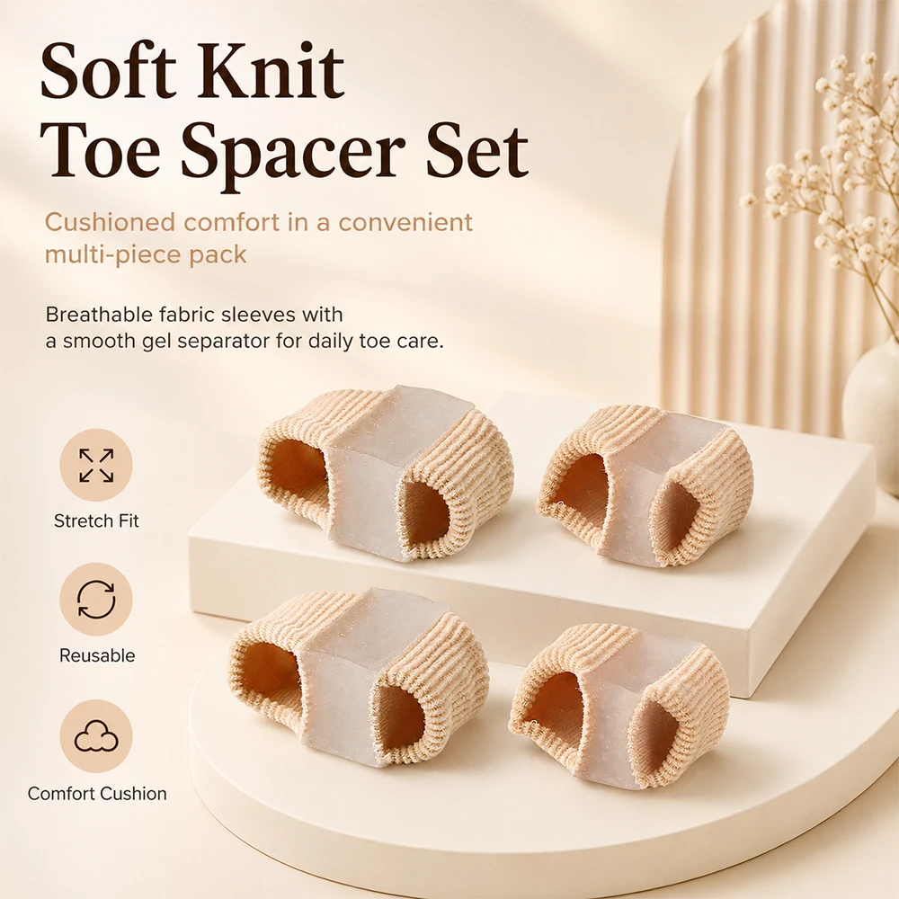 Bunion Hallux Valgus Corrector Two Toe Separator Orthotics Feet Bone Adjuster Thumb Straightener Pedicure Aid Support WINRUOCEN
