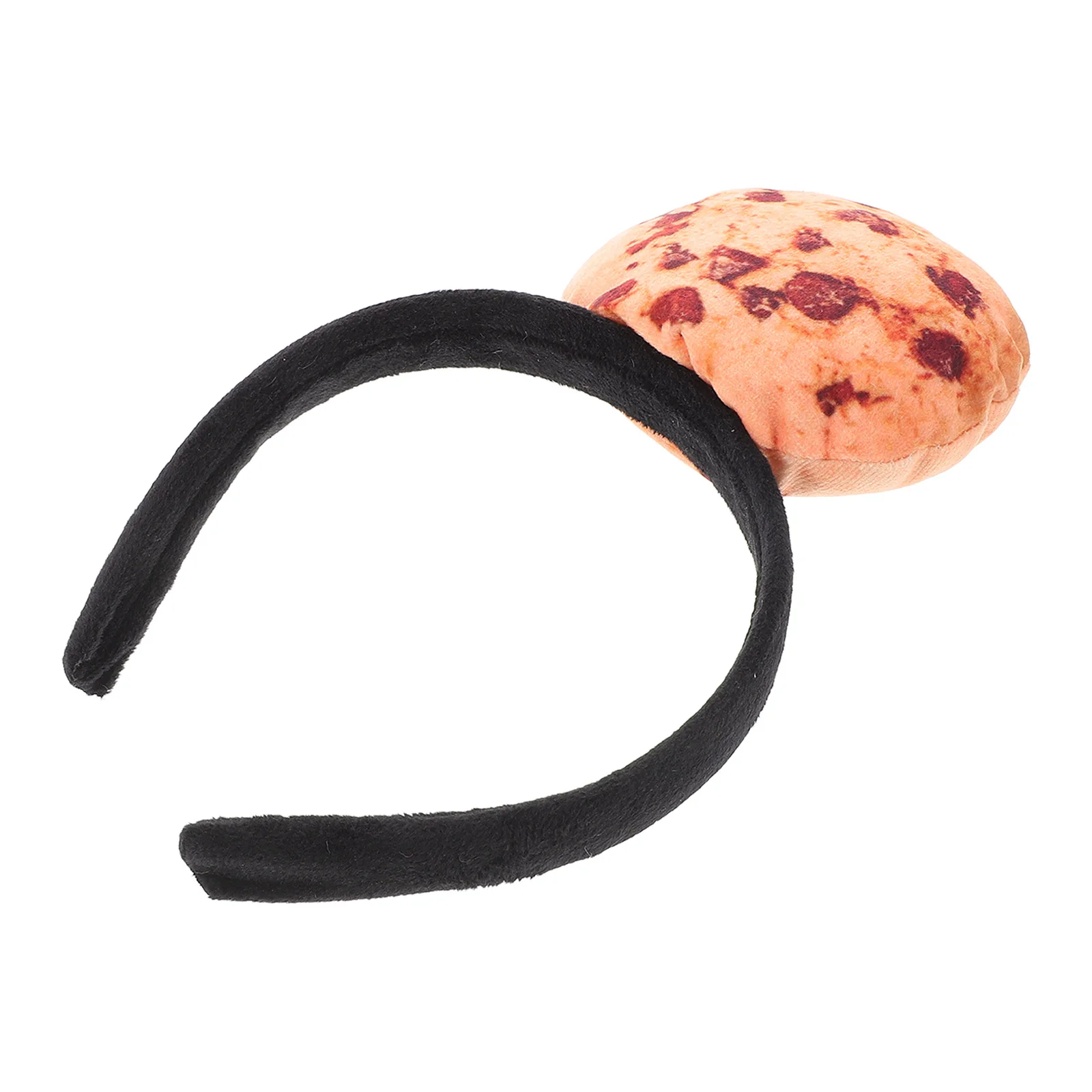 

Biscuit Headband Plush Cookie Hairband Pink Themed Cosplay Cute Party Realistic Make up