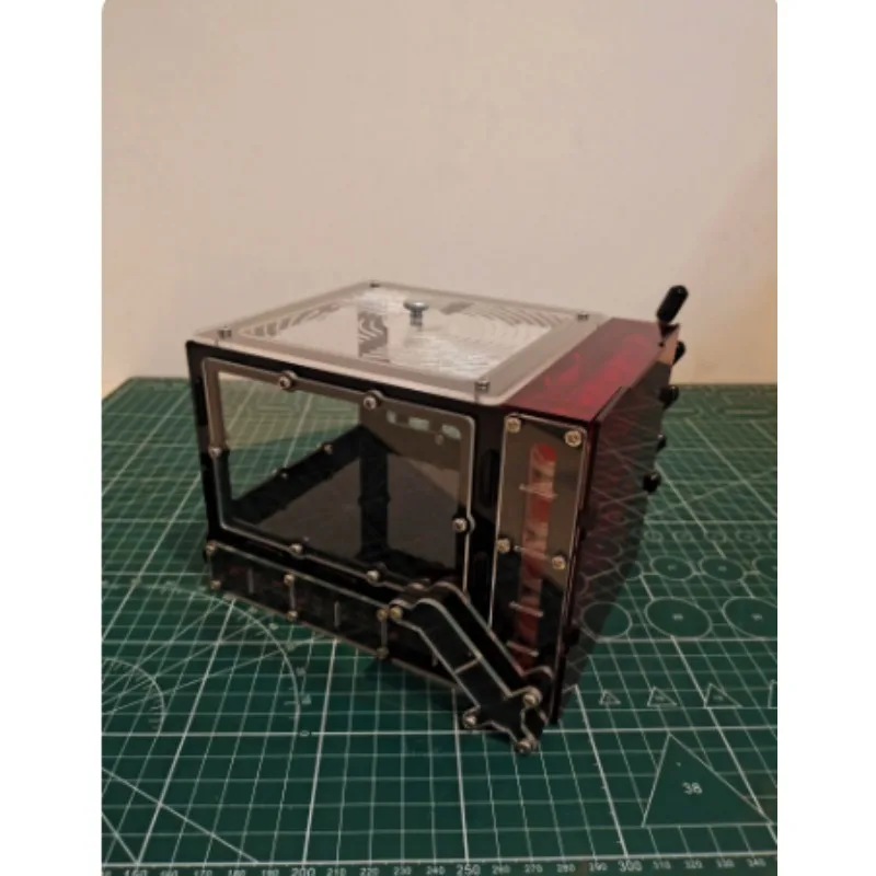 Black Castle Mini Ant Nest Formicarium Model, Ant Breeding Habitat, Test Tube Not Included for Ant Keeping
