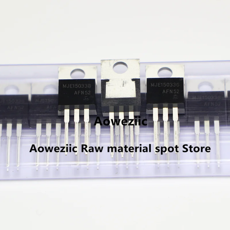 Aoweziic 2021+ 20pcs = 10pair 100% New Iimported Original MJE15032G MJE15033G MJE15032 MJE15033 TO-220 Audio Transistor  8A 250V