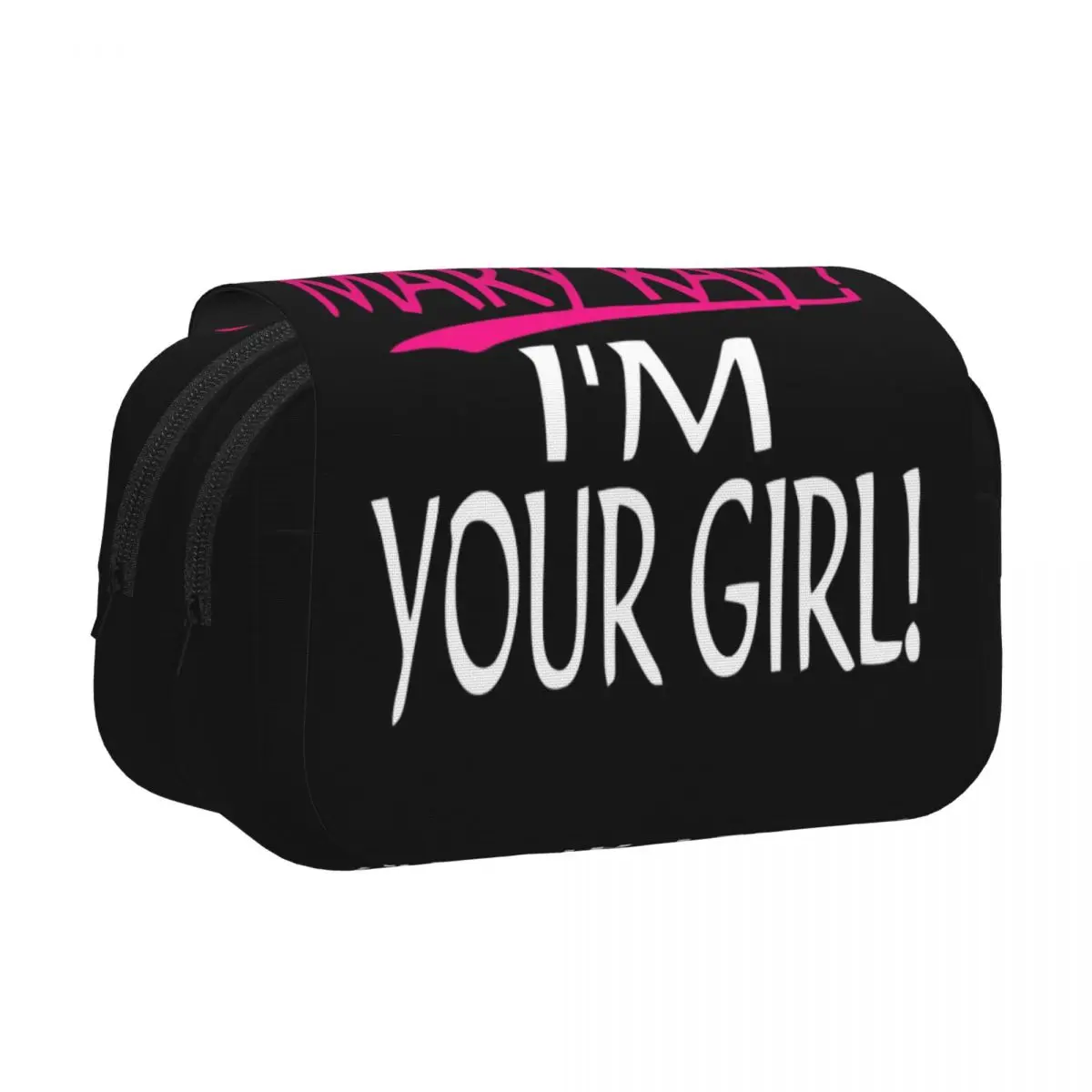 Need Mary Kay I_m Your Girl Mary Kay Pencil Case Pen Holder Hard Shell Leather Large Storage Pen Box Pencil